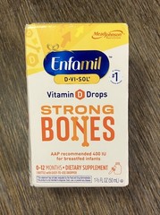 Sealed Enfamil D-Vi-Sol Vitamin D Supplement Drops for Infants- Exp: 7/2026