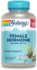 Solaray Female Hormone Blend SP-7C, Herbal Support 240 Count (Pack of 1)