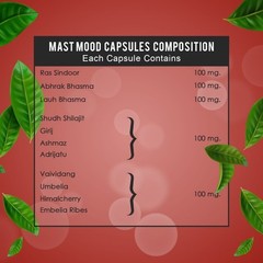 Mast Mood Capsules | Men Energy Vitality & Active Lifestyle Support for E|D P|E