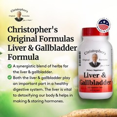 Christopher’s Original Formulas Liver & Gallbladder 100 Count (Pack of 1)