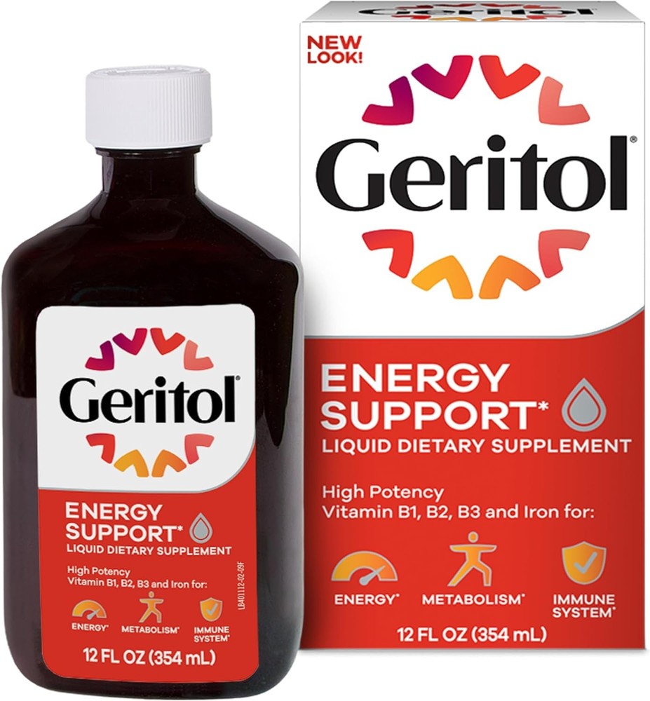 Liquid Vitamin and Iron Supplement, Energy Support Vitamins, Contains High