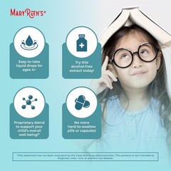 MARYRUTH’S Kids Focus & Attention Drops | USDA Organic Drops