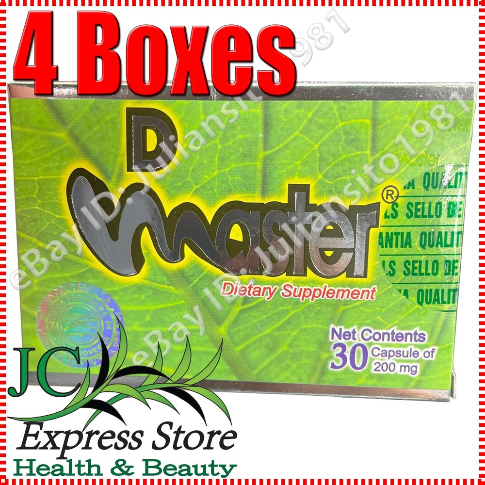 4 PACK DIET MASTER 90 CAPSULES TOTAL 100% UNIQUE & ORIGINAL UNISEX D MASTER