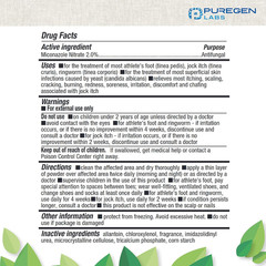 Puregen Labs Antifungal Powder with 2% Miconazole Nitrate for Common Fungal Infe