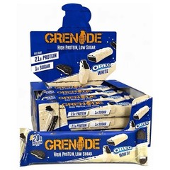 GRENADE OREO High Protein Low Sugar Bars | White Chocolate | Pack of 12 x 60g