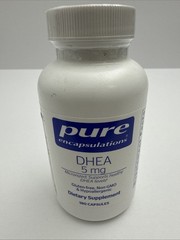 Pure Encapsulations DHEA 5 mg – Dietary Supplement 60 Capsules Exp 12/27