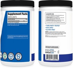 Nutricost Creatine Monohydrate Powder Blue Raspberry 500 Grams 1.1 Lbs