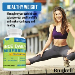 Once Daily Bariatric Multivitamin Capsule with 45 mg of Iron 30/60/120 Caps