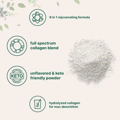 2 lb Multi Collagen Peptides Powder Hydrolyzed Protein Peptide Type I,II,III,V,X