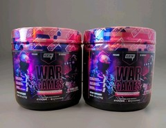 Lot of 2 RARE Redcon1 War Games Pre Workout Bubble Gum Gaming Exp 12/26 5.6 oz.