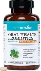 Oral Probiotics for Mouth Bad Breath – Chewable Sugar-Free Mint – Lactobacillus