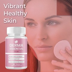 (1 Pack) Derma Essential Advanced Skin Health Support Supplement 60 Capsules