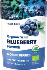 Organic Wild Blueberry Powder – 15-Day Supply, 3.2 Oz, Good for Smoothie & Break