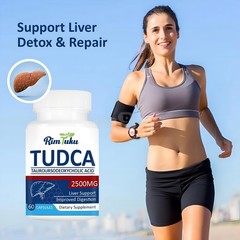 2500MG TUDCA Supplement – Bile Salts Liver Detox & Cleanse and Gallbladder Cleas