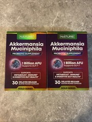 2x Built by Nature Akkermansia Muciniphila Probiotic -1 Billion AFU 7/26