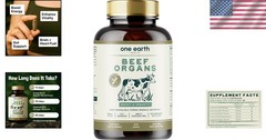 Grass-Fed Beef Organ Supplement – 200 Count