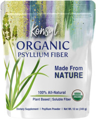 Organic Psyllium Fiber – USDA Certified Psyllium Husk Daily Fiber Powder – Al…