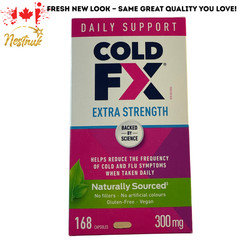 COLD-FX Cold & Flu Care Extra Strength 300mg, 150 + 18 Capsules | From Canada
