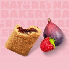Nature’s Bakery Fig Bar Minis, Raspberry, Whole 1 Count (Pack of 6), Red