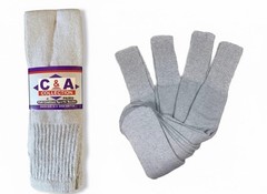C&A COLLECTION Mens Big and Tall Sports Tube Socks Long Over the Calf – 24 in…