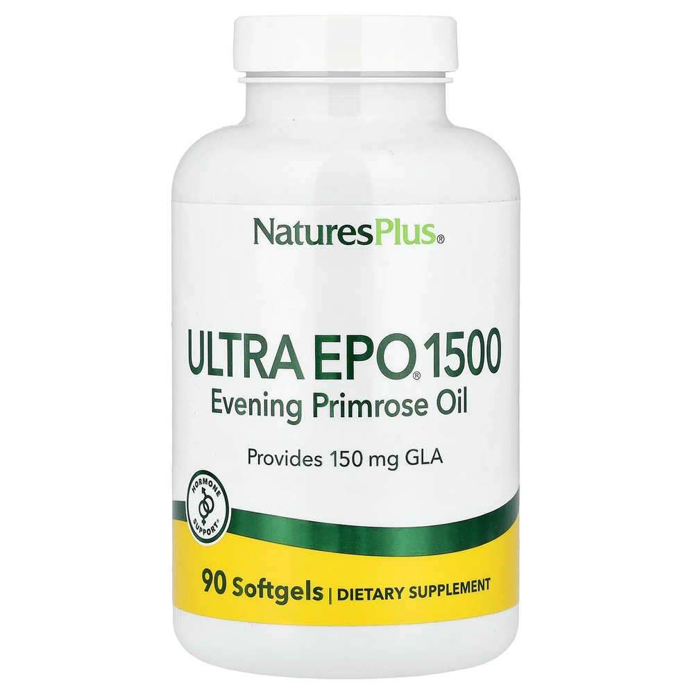 2 X NaturesPlus, Ultra EPO� 1500, Evening Primrose Oil, 90 Softgels