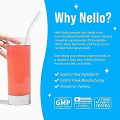 Nelo Supercam Drink Mix – Stress Relief & Sleep Aid with Ashwagandha, 20 Ct