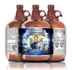 Colloidal Silver 1 Gallon (128 oz) 10ppm BEST NANO