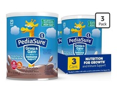 PediaSure Grow & Gain Shake Mix Chocolate Powder – 14.1oz Exp 01/01/2026