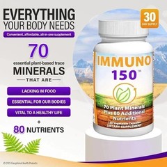 The IMMUNO Ultimate Multivitamin & Immune Aid Supplement 300 Capsules