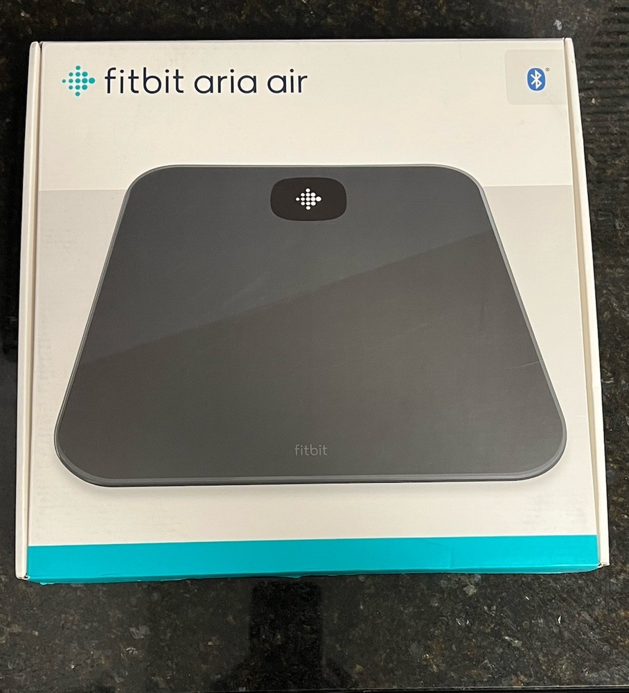 Fitbit Aria Air Smart Scale Black One Size Bluetooth Wireless FB203BK