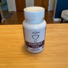 Three Arrows Iron Repair Simply Natural Iron Supplement 90 Ct 09/2027