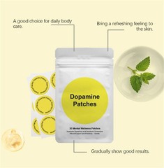 30-120PC Patches Dopamine Patches Mood Support and Positivity Mental Wellness