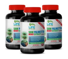 Improve Sexual Drive – SAW PALMETTO BERRY 160mg – 3 Bottles 120 gels
