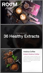 Instant coffee , room coffee, healthy coffee, coffee powder
