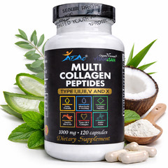 Collagen Hidrolizate peptide 120 capsules vitamin C Vitamina C