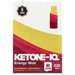 Energy Shot, Raspberry Lemonade, Caffeine Free, 6 Bottles, 2 fl oz (59 ml) Each
