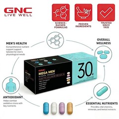 GNC MEN Performance and Vitality Vitamin Capsule – 30 Pack