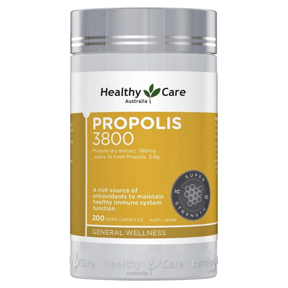 [Healthy Care] Propolis 3800mg 200 Capsules Source of Antioxidants