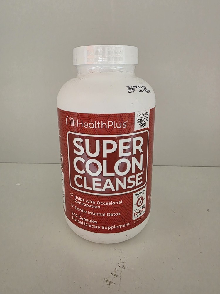 Health Plus Super Colon Cleanse 240 Capsules