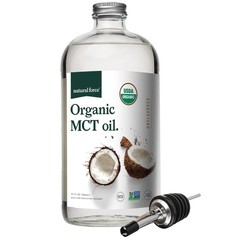 32oz Organic MCT Oil 100% Virgin Coconut Glass Bottle Keto Paleo Vegan Non-GMO