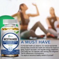 Nicotinamide + Resveratrol – Anti-Aging, Energy, Antioxidant NAD Supplement