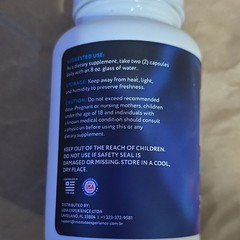 Nerve Alive Magnesium Dietary Supplement Veggie Capsules 60 Ct Exp 05/2028