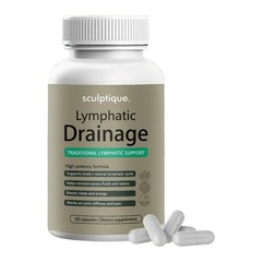 Sculptique Lymphatic Drainage Capsules 60ct Cellulite Reduction Support