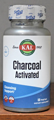 KAL Charcoal Activated 50 Capsules Cleansing Support 50 VegCaps