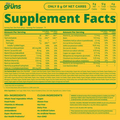 Grüns Kids Superfood Greens Gummies, Made with 60 Organic Ingredients, 20+ Vitam