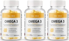 Omega 3 Fish Oil 2500MG 360 Softgels (120 Serv) 5x Strength USA MADE Shipped
