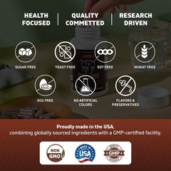 Vitamatic Grass-Fed Beef Bone & Marrow – Freeze-Dried, Non-GMO- 180 Caps