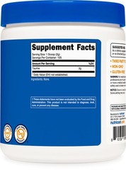 Nutricost Taurine Powder 250 Grams – 125 Servings, 2000mg Per Serving
