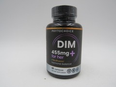 Phytochoice DIM Diindolylmethane 350mg w/ Bioperine & Brocolli Extract Exp 01/28