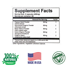 Intestinal Cleanser, Better Digestion, Increase Intestinal Funtion, 120 capsules